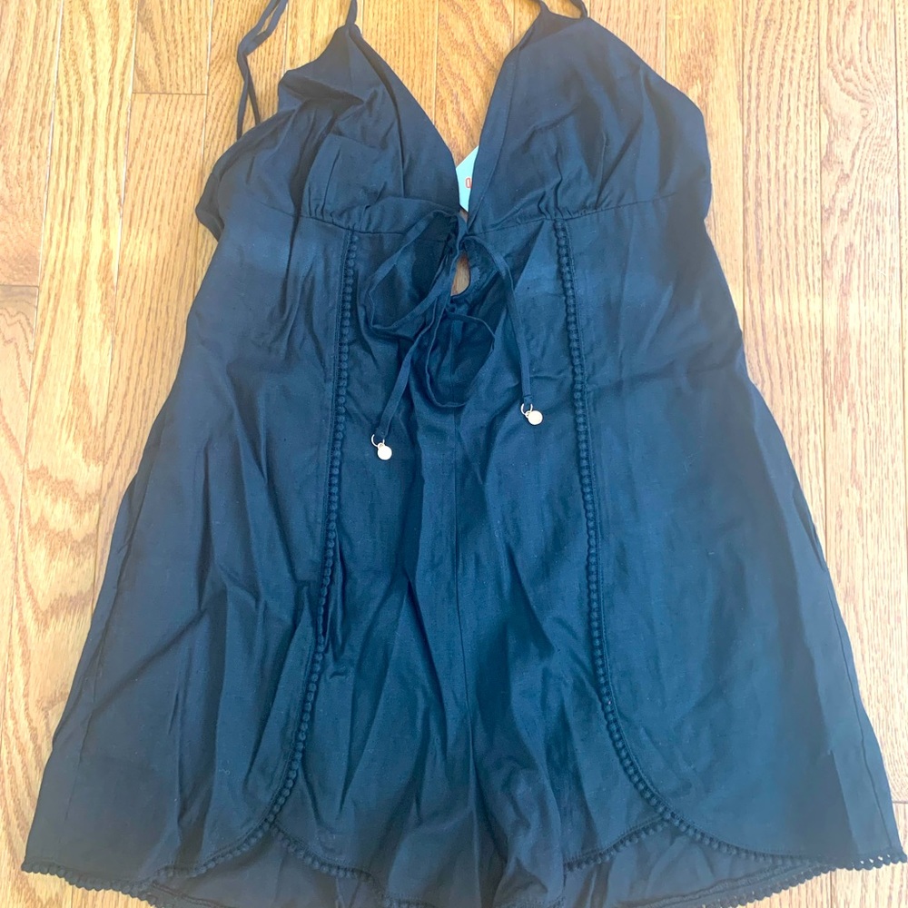 NWT 6 Shore Road by Pooja black romper, Large